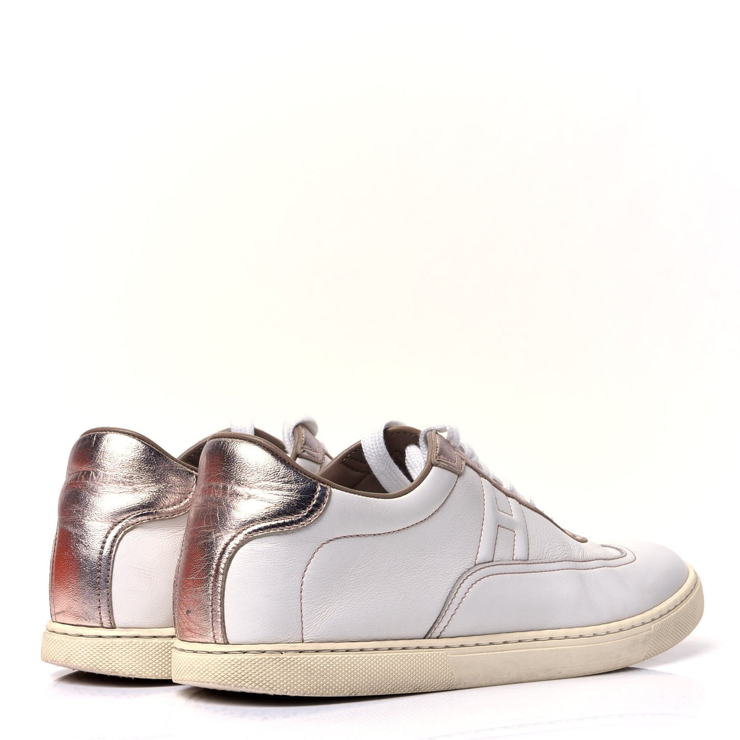 Swift Nappa Quicker Sneakers 38 Blanc Or Rose
