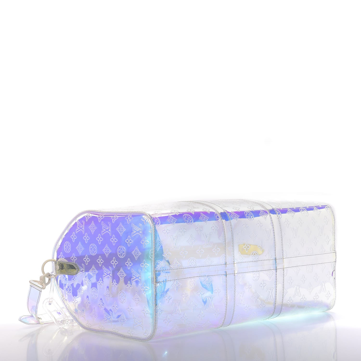 Louis Vuitton PVC Monogram Keepall Bandouliere 50 Iridescent Prism 3 of 9