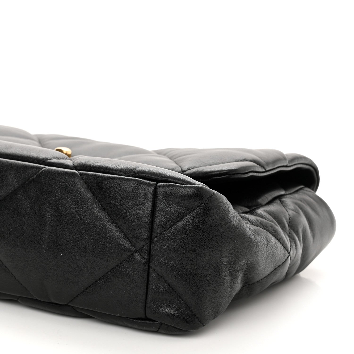 Chanel Lambskin Quilted Large Chanel 19 Flap Black 10 of 10
