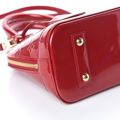 Louis Vuitton Vernis Alma BB Pomme D'Amour 9 of 9