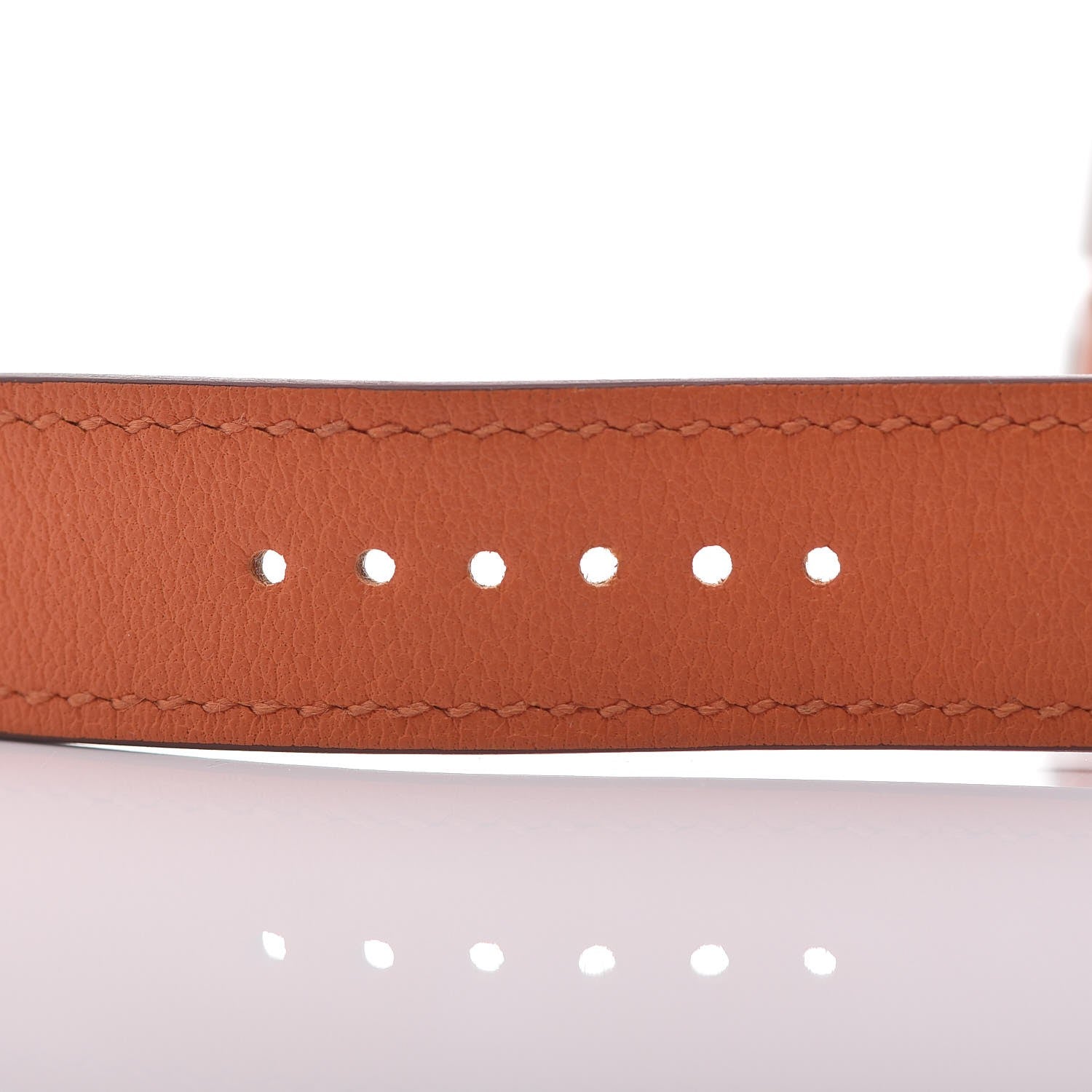 Hermes Stainless Steel Swift 29mm Cape Cod Double Tour Quartz Watch Orange 10 of 12