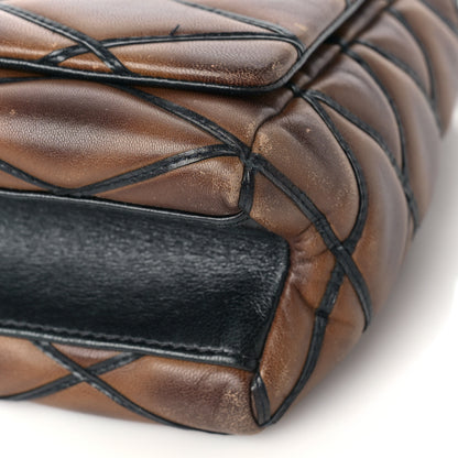 Louis Vuitton Lambskin Malletage GO-14 MM Brown 7 of 14