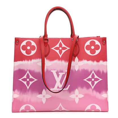 Louis Vuitton Monogram Escale Onthego GM Rouge 1 of 8