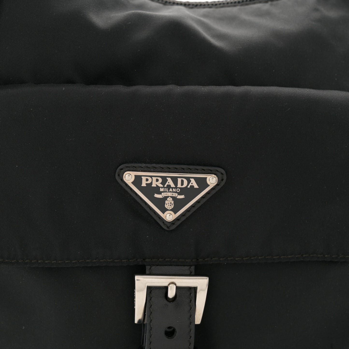 Nylon Vela Sling Messenger Bag Black