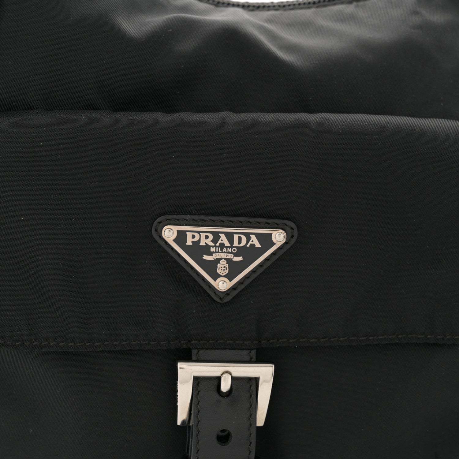 Prada Nylon Vela Sling Messenger Bag Black 8 of 11