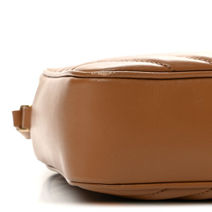 Saint Laurent Calfskin Matelasse Monogram Lou Camera Bag Cinnamon 9 of 12