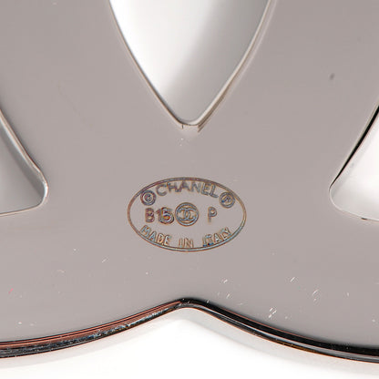 Chanel Reversible Leather CC Logo Belt 85 White Black 5 of 6