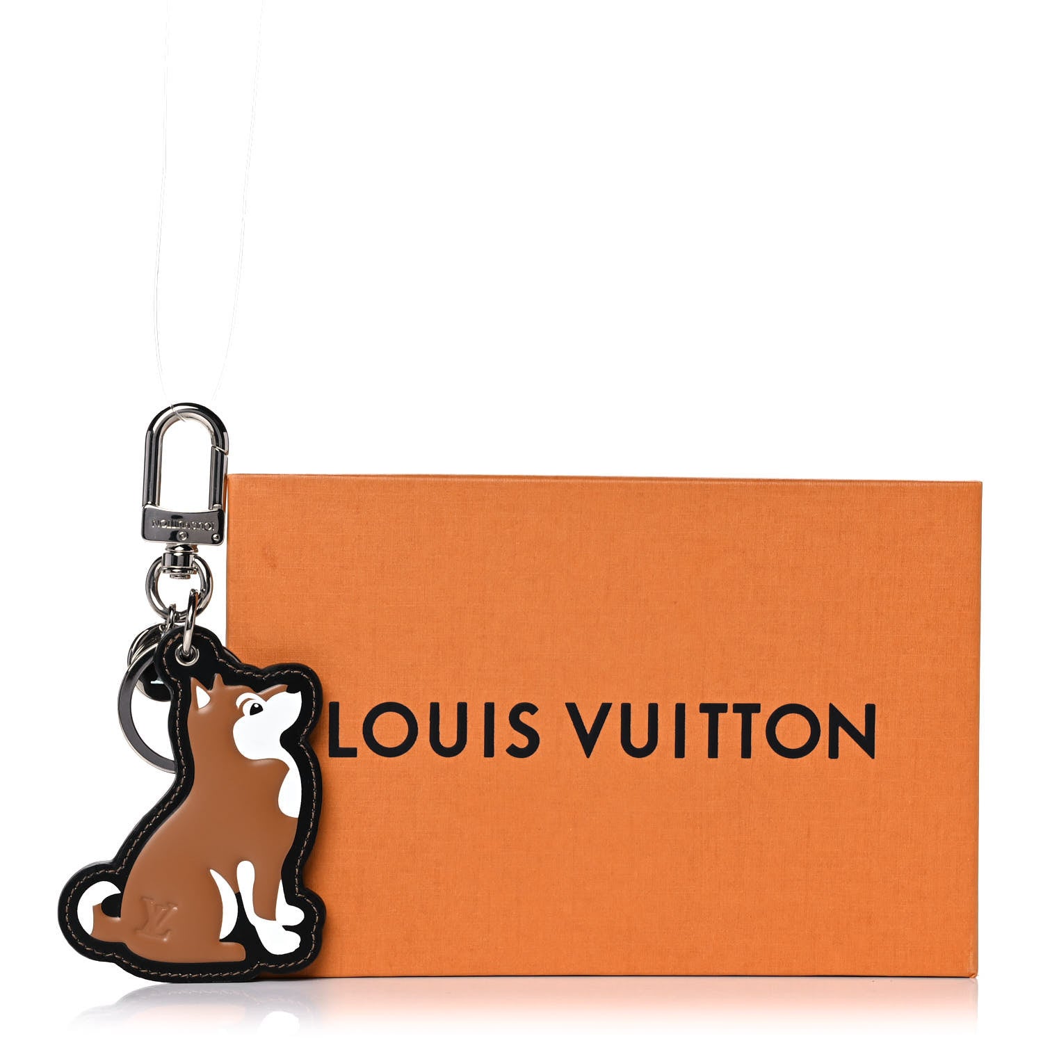 Louis Vuitton Calfskin Dog Bag Charm Key Holder 6 of 6