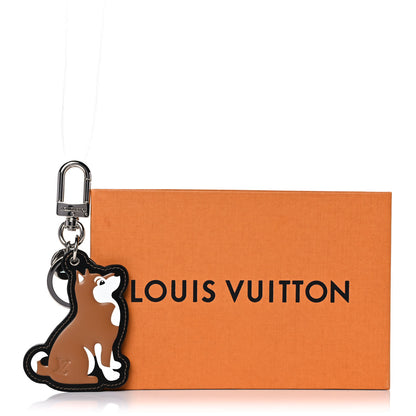 Louis Vuitton Calfskin Dog Bag Charm Key Holder 6 of 6