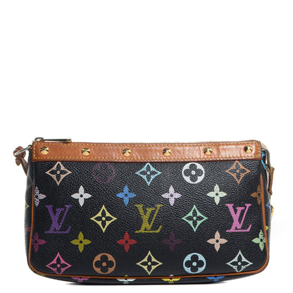 Louis Vuitton Monogram Multicolor Pochette Accessories Black 1 of 8