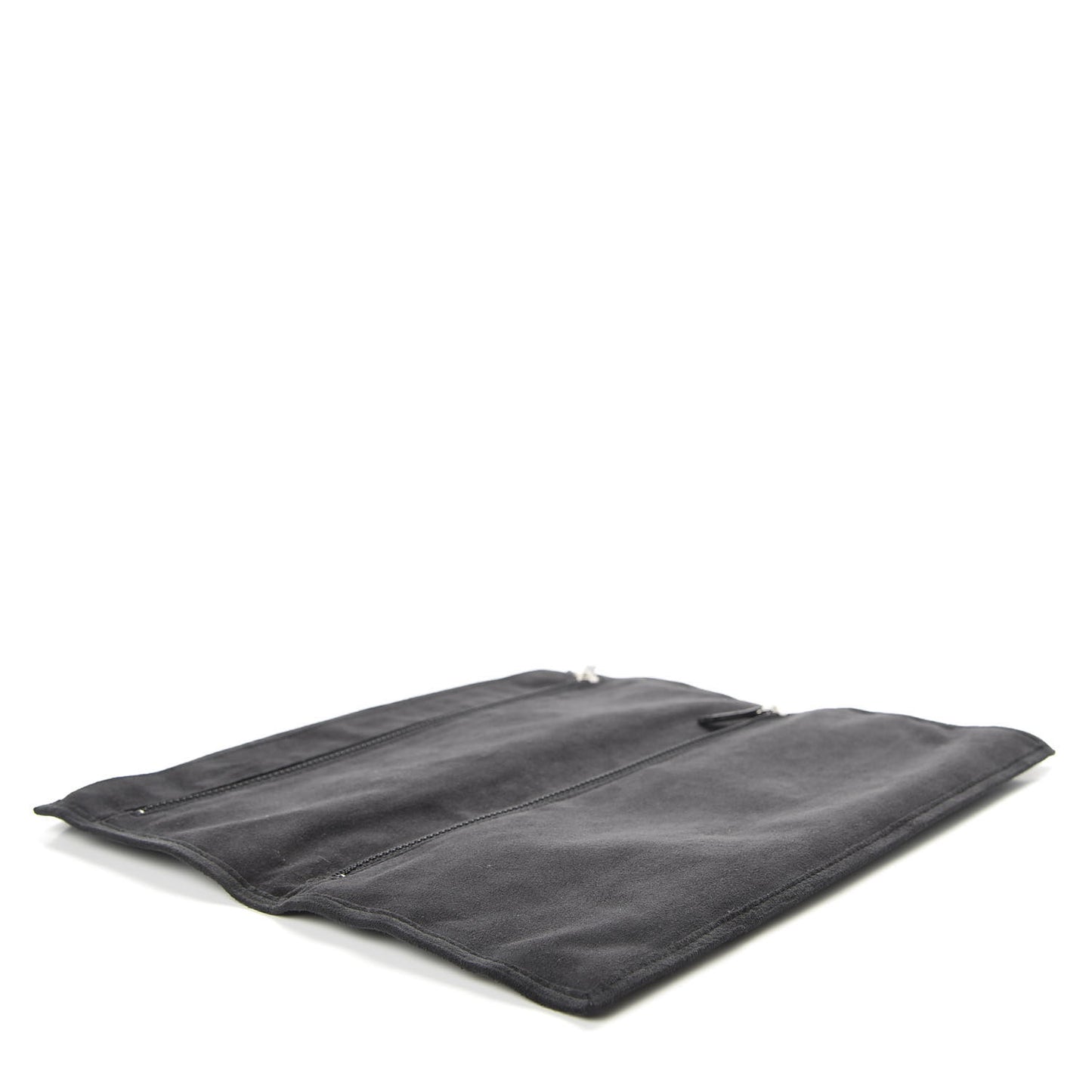 Lambskin Quilted Large Jewelry Case Black