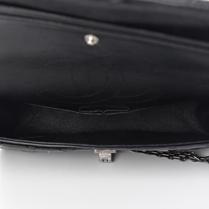 Chanel Calfskin Quilted Spoon Charms Brasserie 2.55 Reissue 225 Flap Black 6 of 13