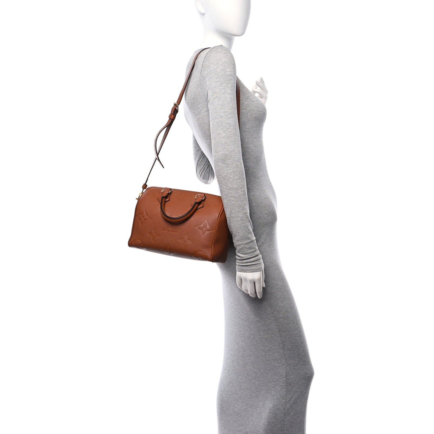 Empreinte Monogram Giant Speedy Bandouliere 25 Cognac
