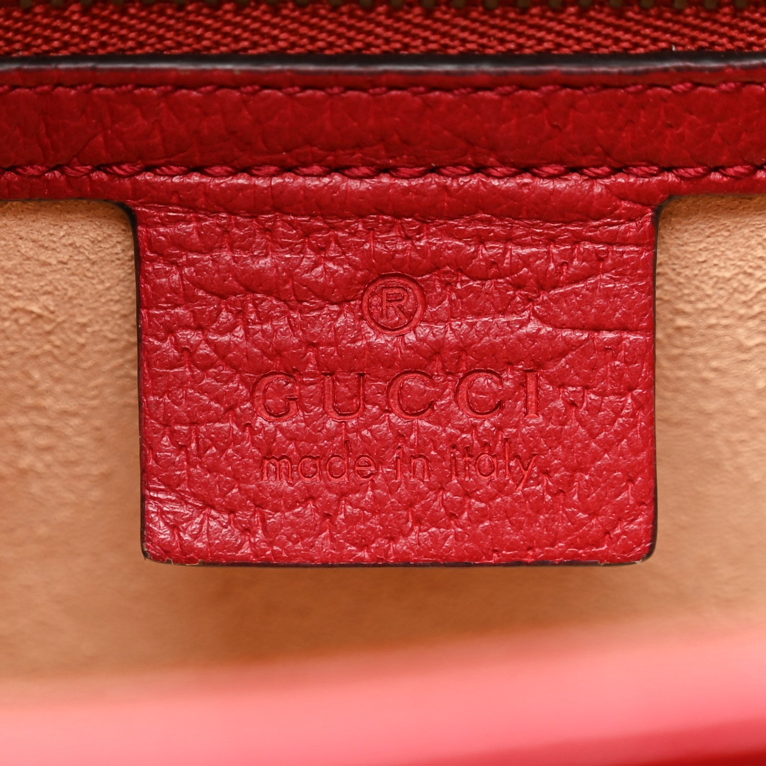 Gucci GG Supreme Monogram Small Queen Margaret Top Handle Bag Red 6 of 10