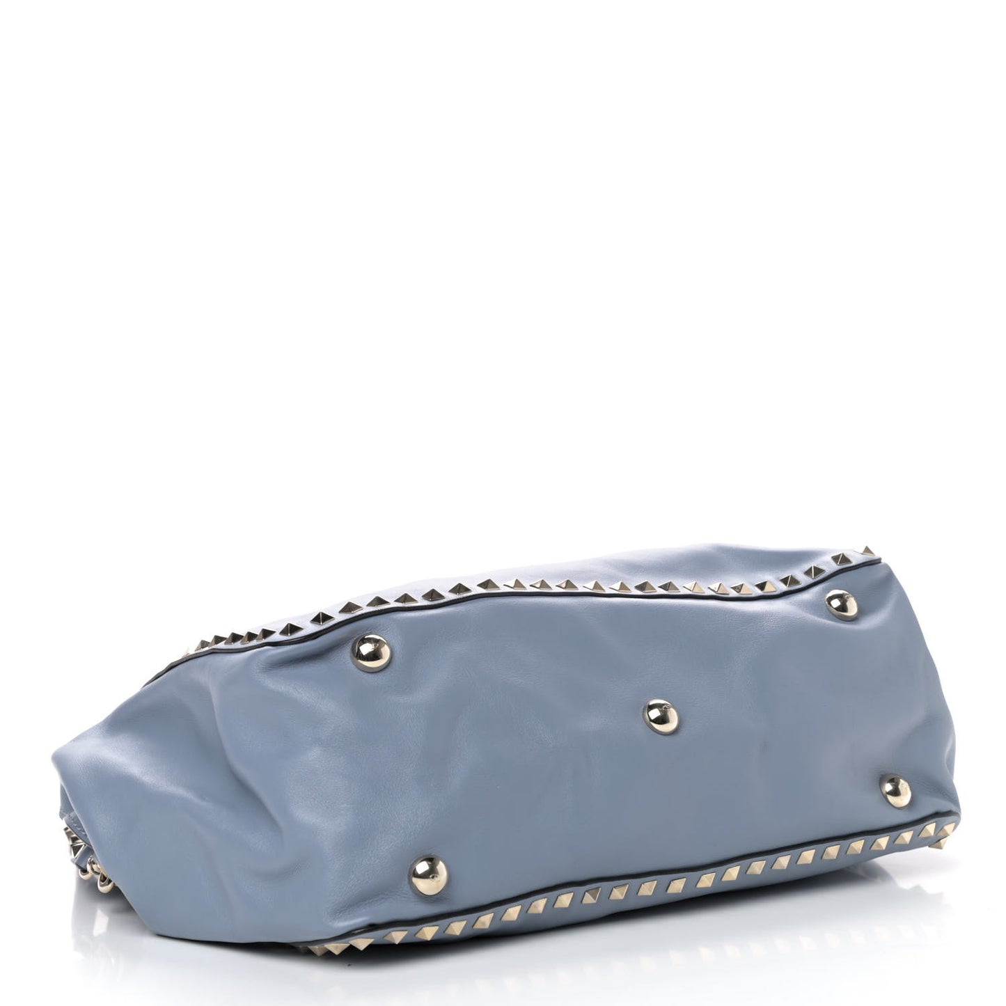 Vitello Medium Rockstud Tote London Stone