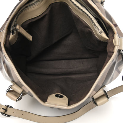 Burberry Smoked Check Small Northfield Tote Trench 7 of 22