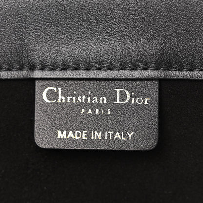 Christian Dior Calfskin Embossed Medium Book Tote Black 6 of 10