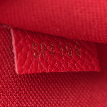 Louis Vuitton Empreinte Pochette Felicie Chain Wallet Scarlet 7 of 10