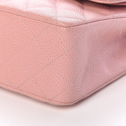 Chanel Caviar Quilted Medium Double Flap Pink 9 of 15