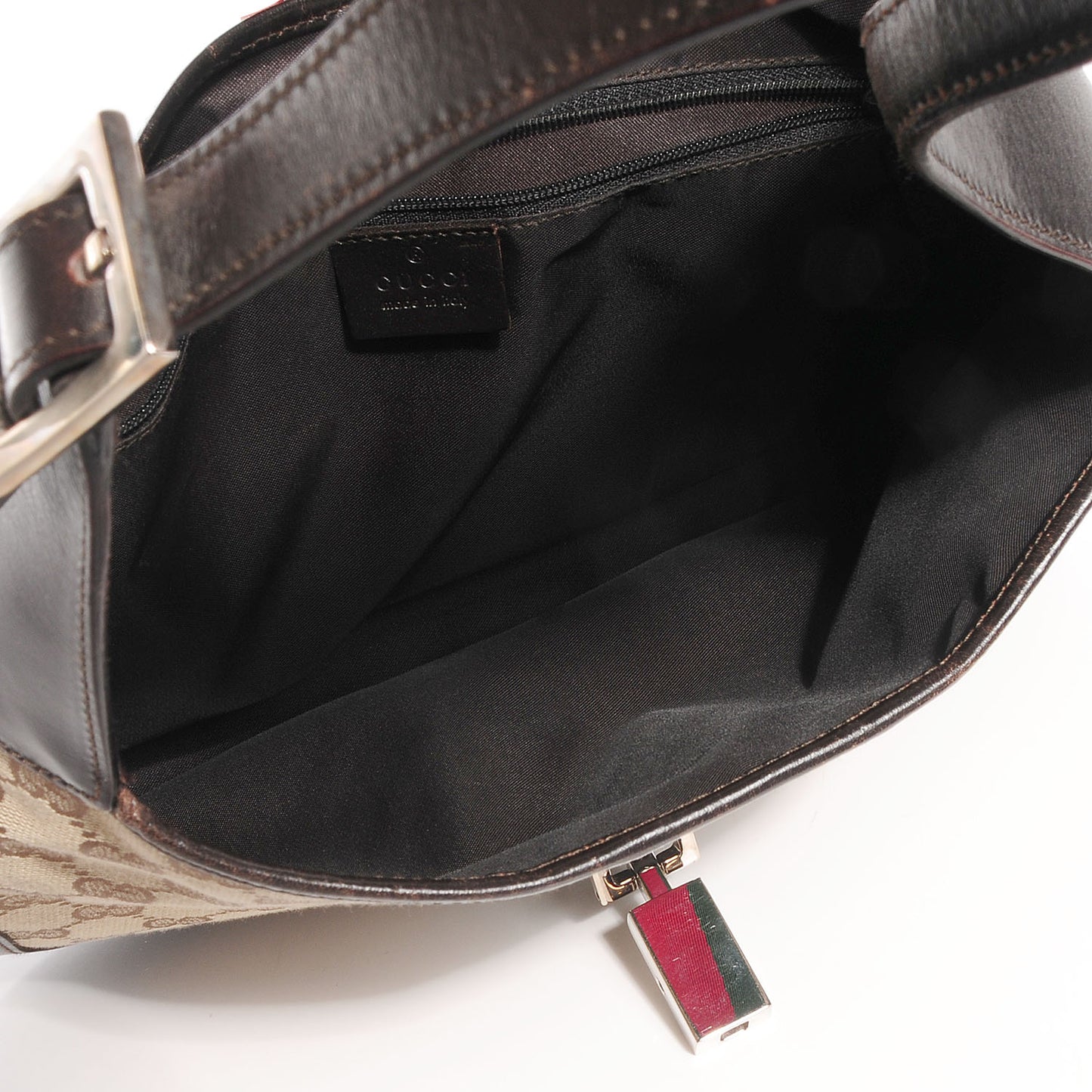 Monogram Web Jackie O Hobo Dark Brown