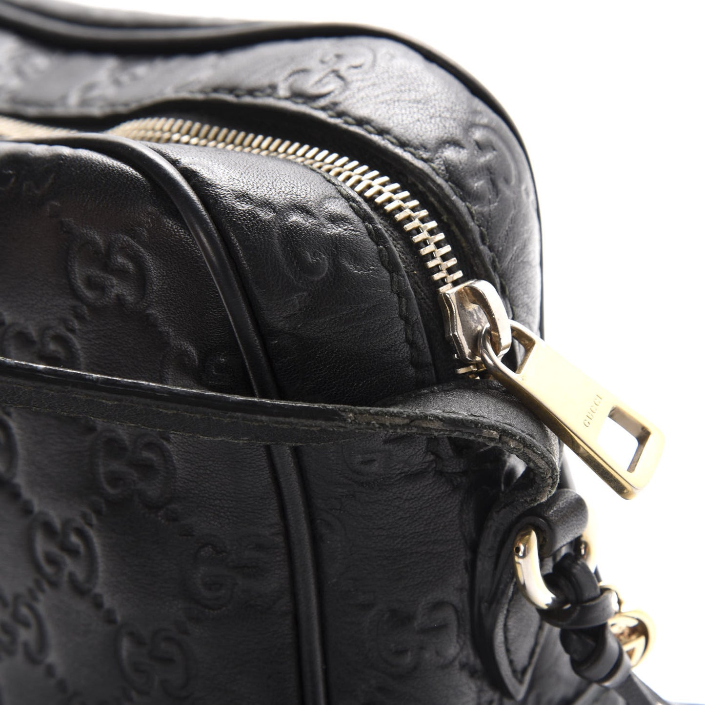 Guccissima Mini Bree Messenger Bag Black