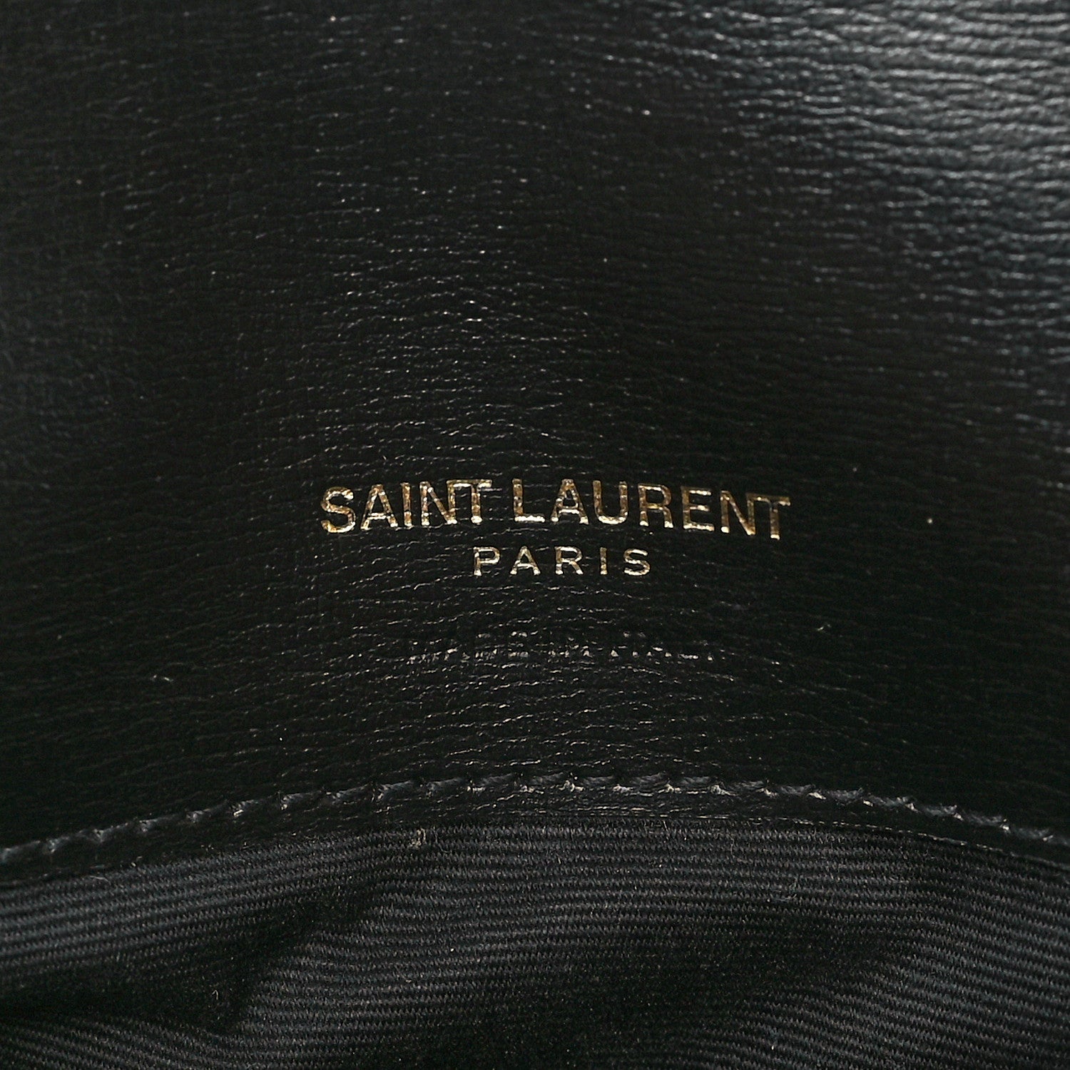 Saint Laurent Smooth Calfskin Monogram Phone Holder Crossbody Black 6 of 9