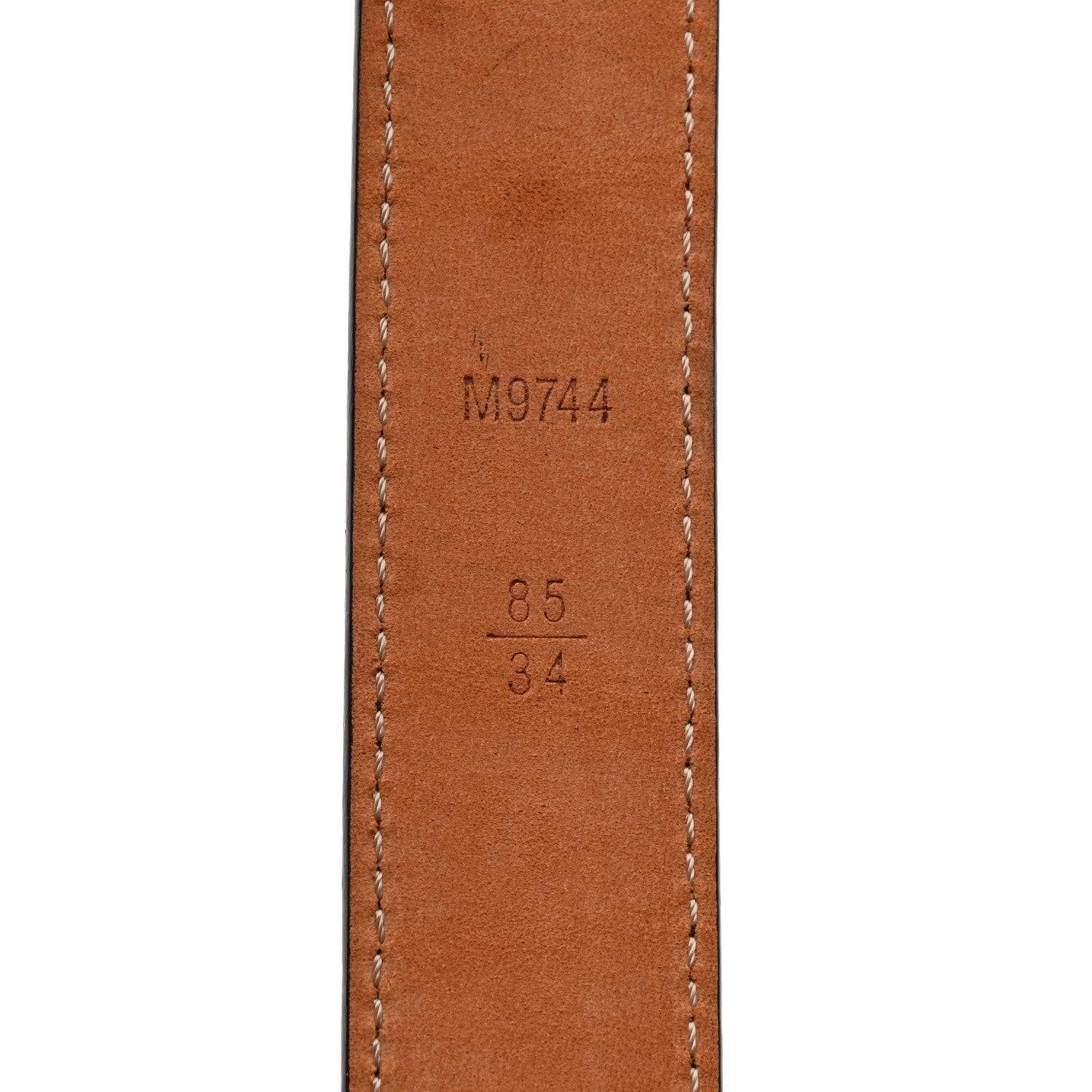 Louis Vuitton Damier Ebene Mini 25mm Belt 85 34 5 of 7