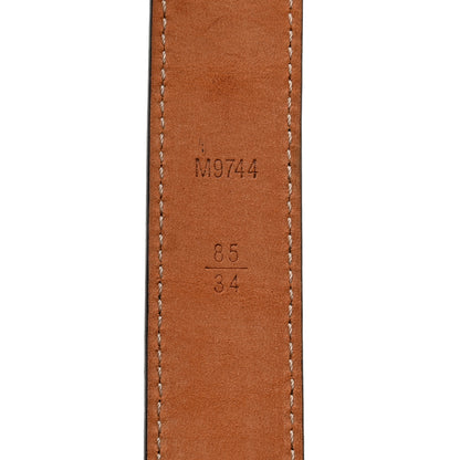 Louis Vuitton Damier Ebene Mini 25mm Belt 85 34 5 of 7