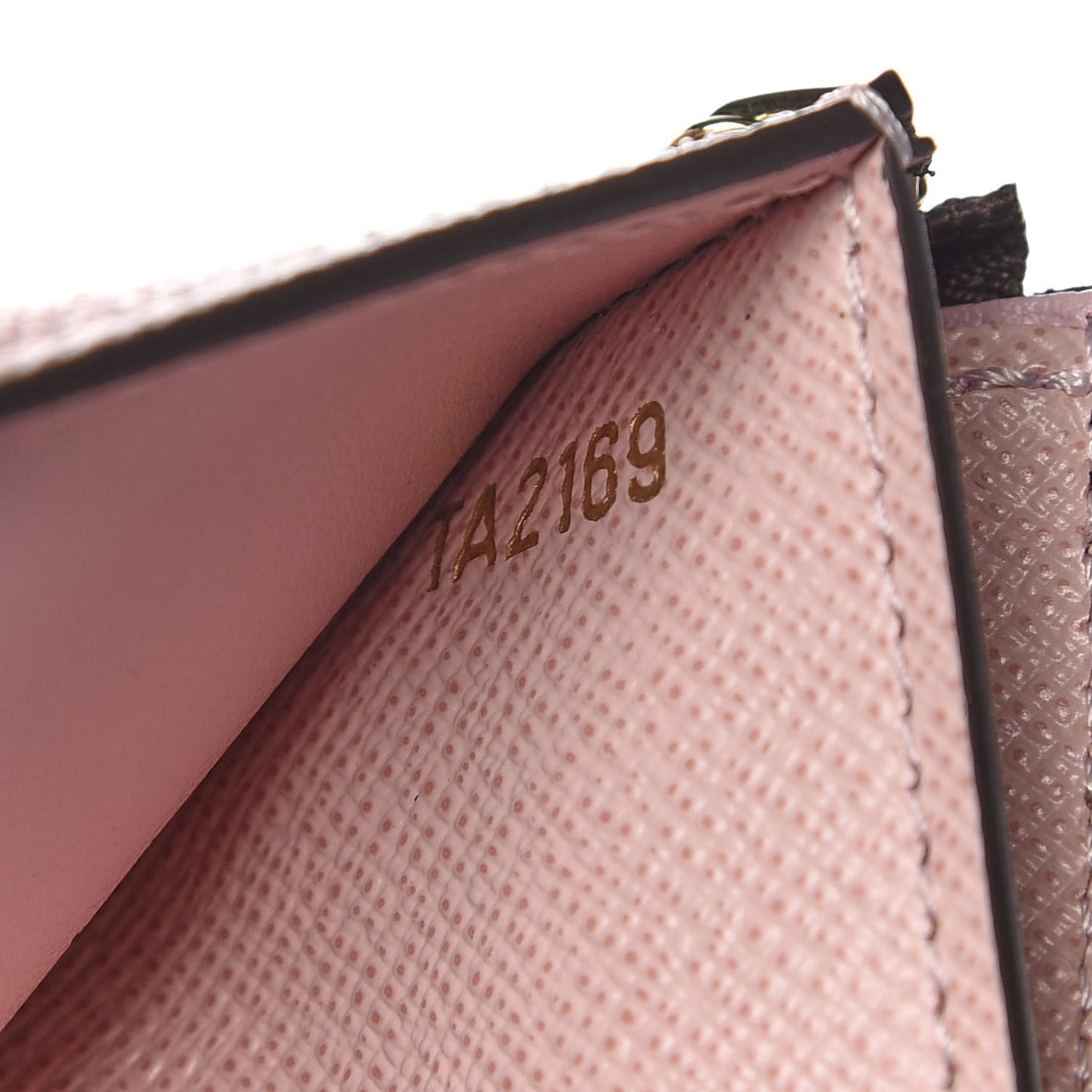 Damier Ebene Zoe Wallet Rose Ballerine