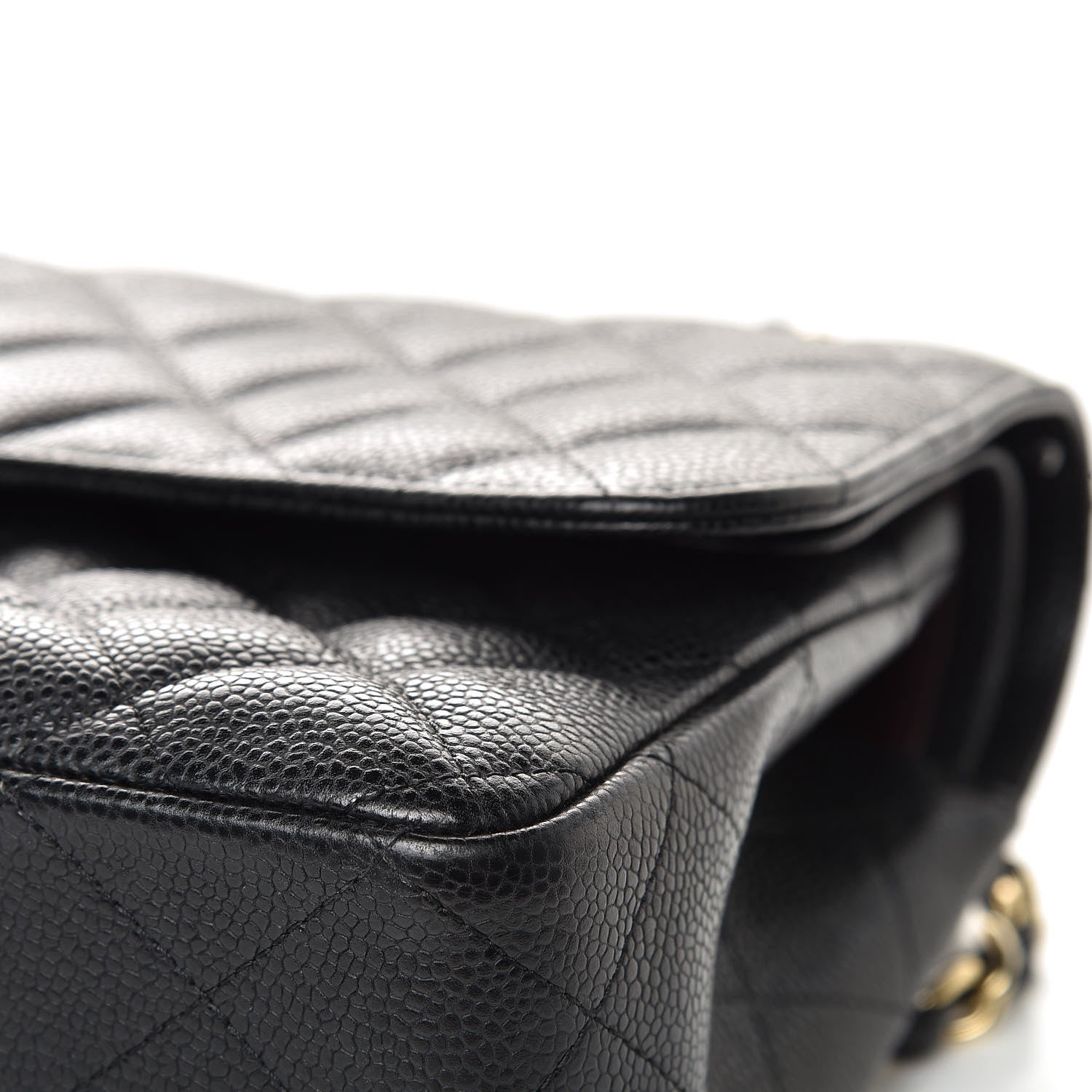 Chanel Caviar Quilted Jumbo Double Flap Black 16 of 18