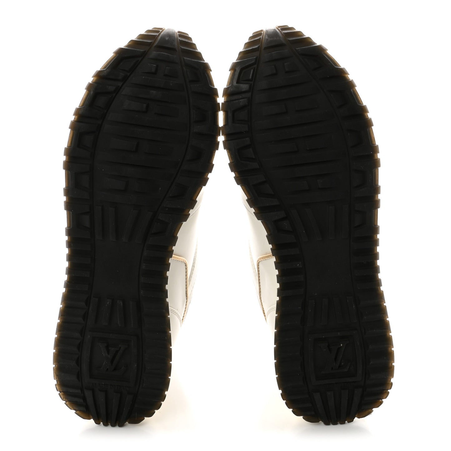 Calfskin Run Away Sneakers 35 White