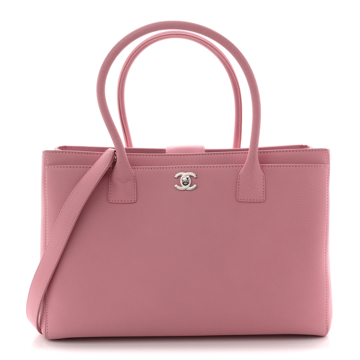 Chanel Calfskin Cerf Executive Shopper Pink 1 of 13