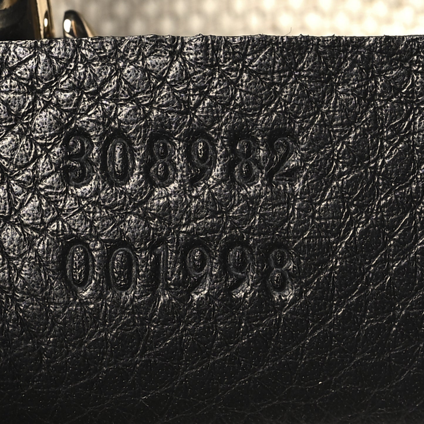 Pebbled Calfskin Medium Soho Chain Shoulder Bag Black