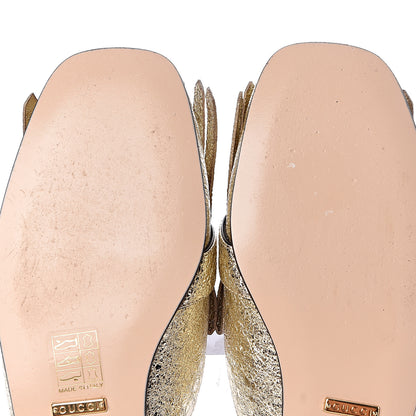 Gucci Galassia Womens GG Marmont Fringe Slippers 36.5 Platino 7 of 8