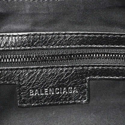 Balenciaga Agneau Arena Monochrome Small Le Cagole Shoulder Bag Black 7 of 11