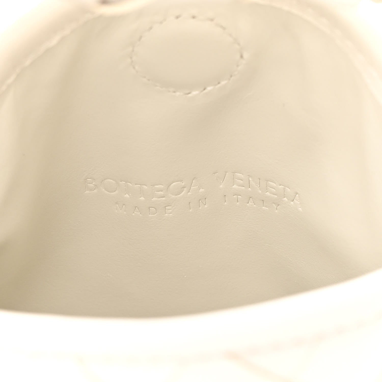 Bottega Veneta Calfskin Intrecciato Mini Hop White 6 of 10