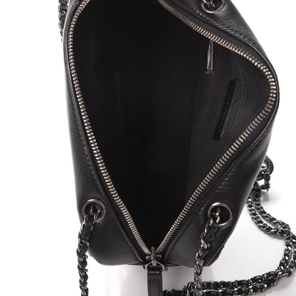 Chanel Lambskin Plexiglass Evening Art Camera Case Black 5 of 9