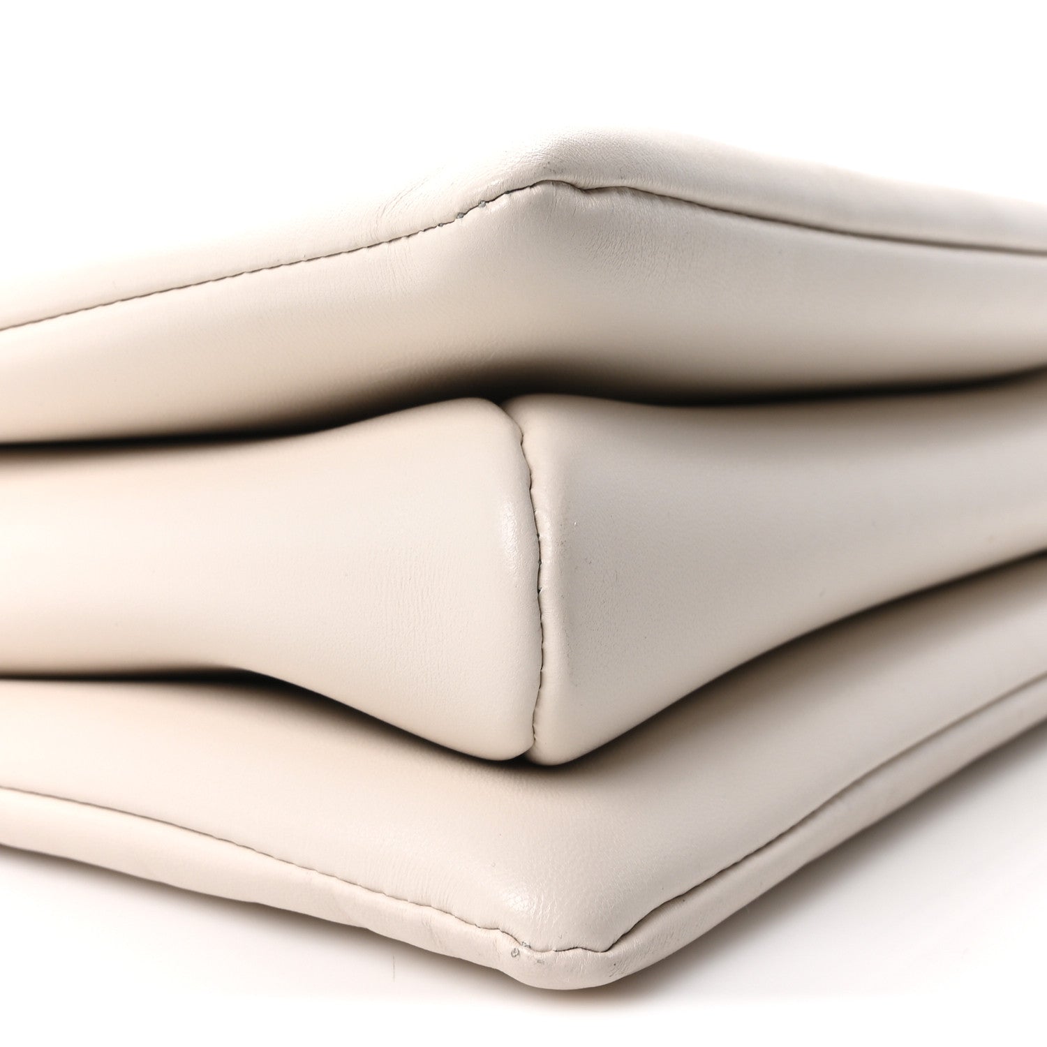 Louis Vuitton Lambskin Embossed Monogram Coussin PM Beige Cream 8 of 9