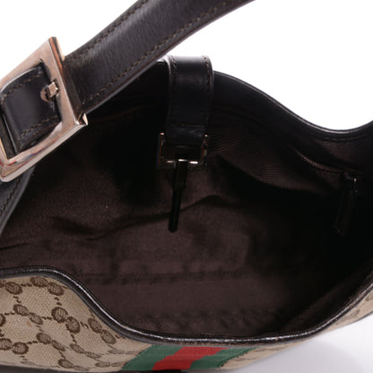 Gucci Monogram Web Jackie O Hobo Brown 5 of 7