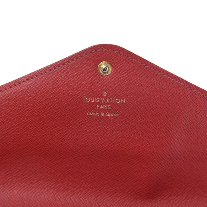 Louis Vuitton Damier Ebene Josephine Wallet Red 8 of 13