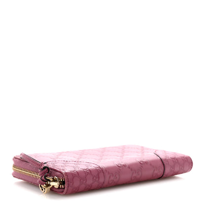 Gucci Guccissima Signature Microguccissima Bree Zip Around Wallet Purple 4 of 11