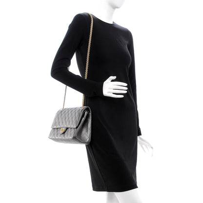 Chanel Metallic Calfskin Quilted 2.55 Reissue 226 Flap Charcoal 2 of 16