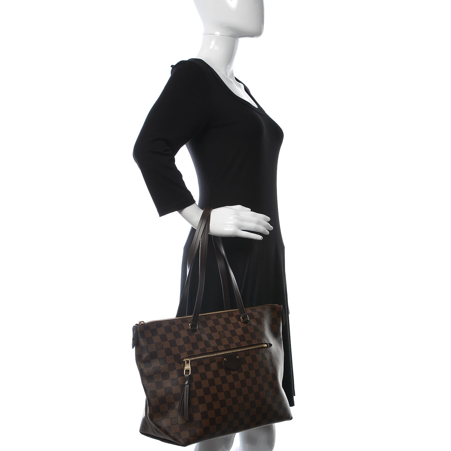 Louis Vuitton Damier Ebene Iena MM 2 of 8