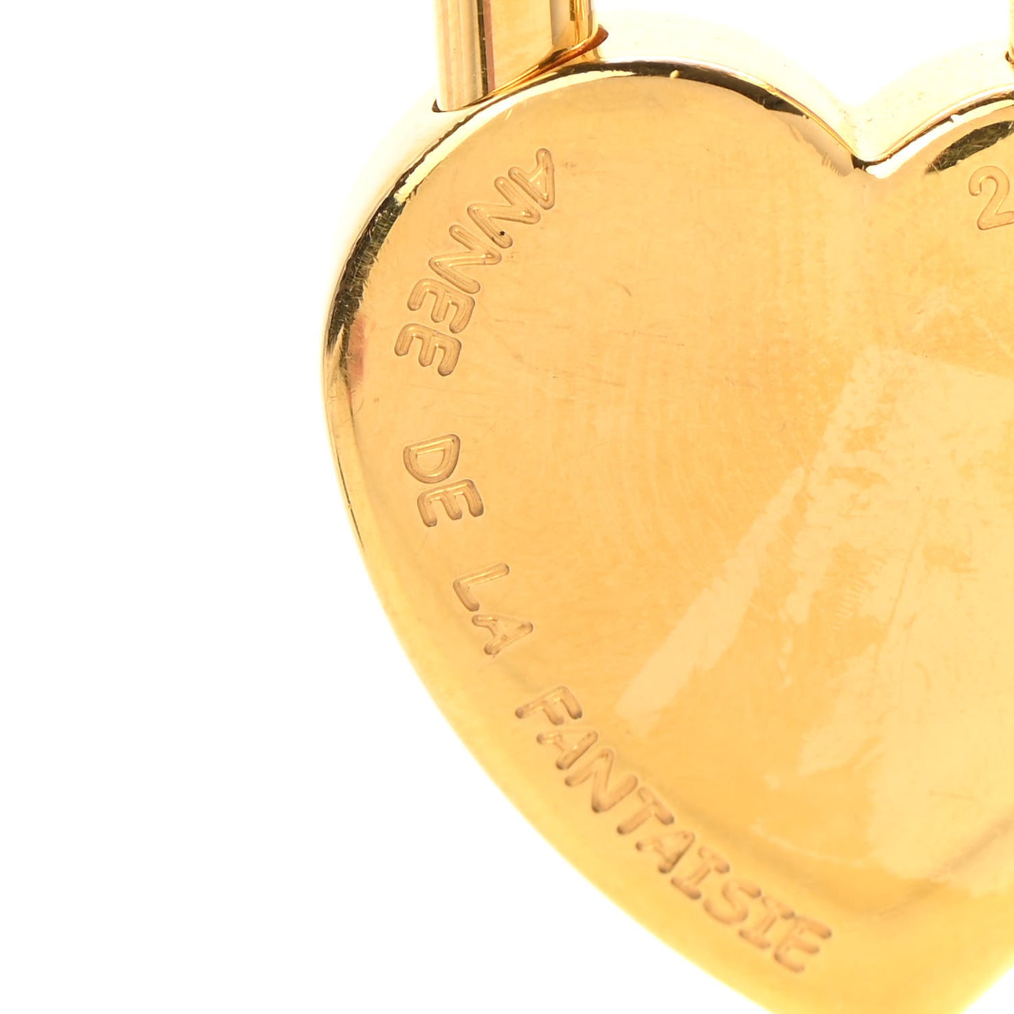 Annee De La Fantaisie Heart Cadena Lock Gold