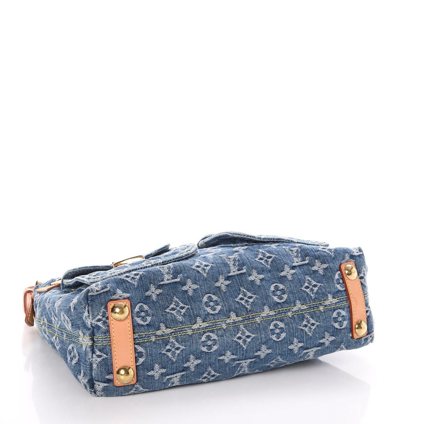 Monogram Denim Baggy PM Blue