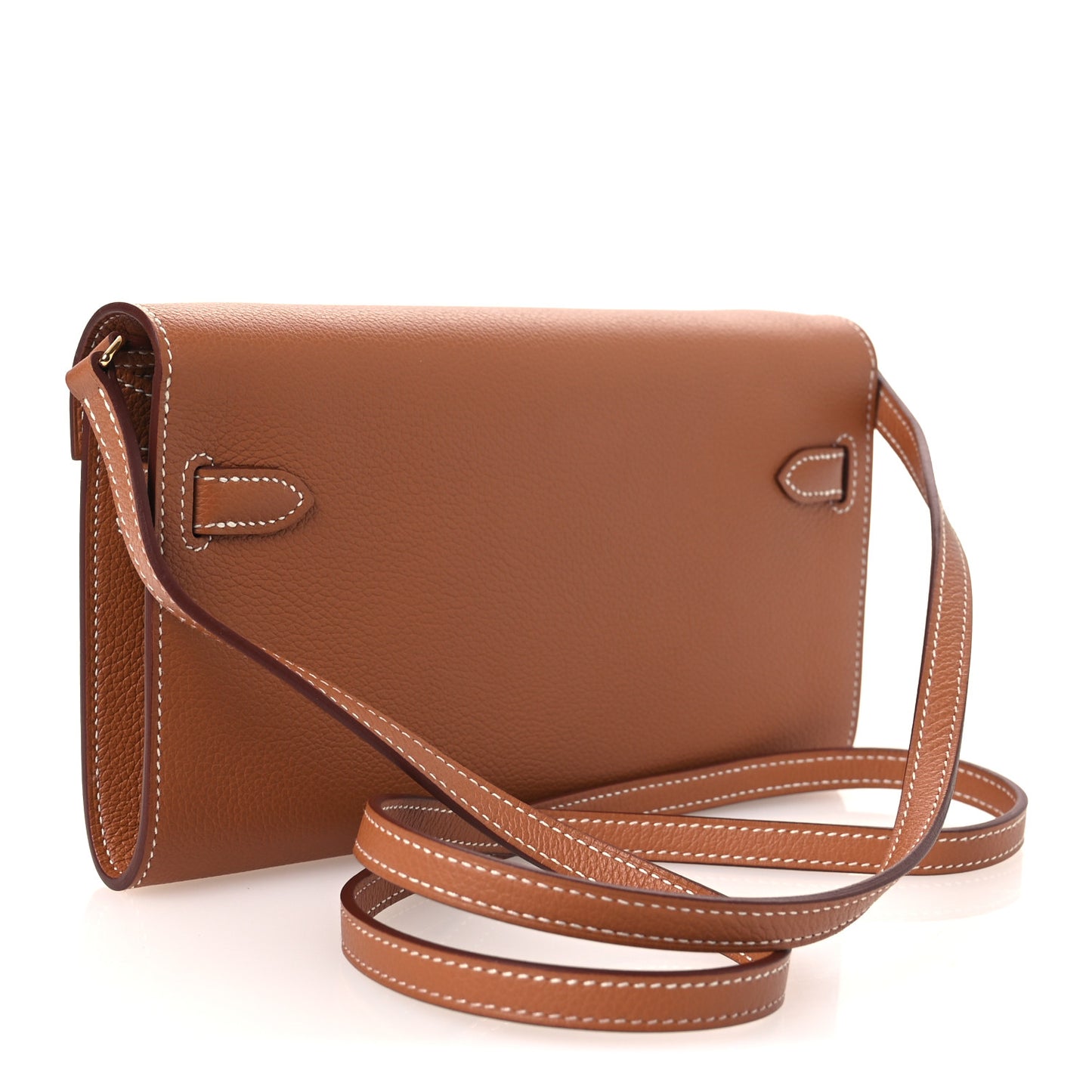 Evercolor Kelly Wallet To Go Gold