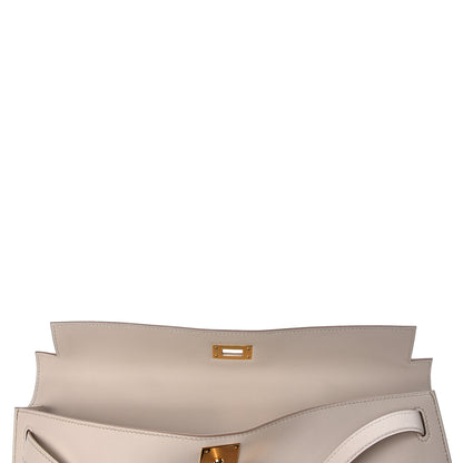 Hermes Swift Kelly Cut Clutch Pochette Beton 9 of 24