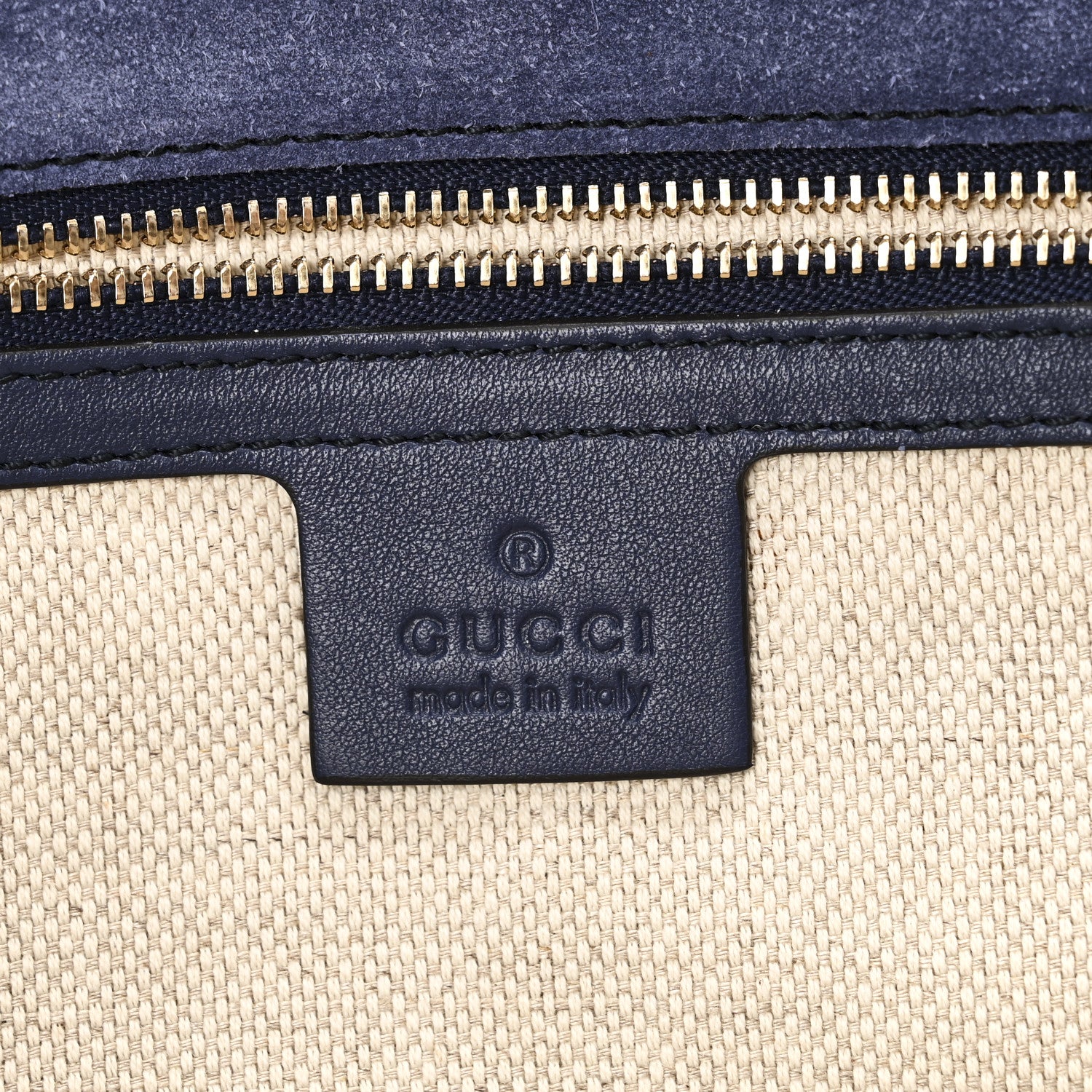 Gucci Soft Patent Medium Soho Clutch Uniform Blue 6 of 10