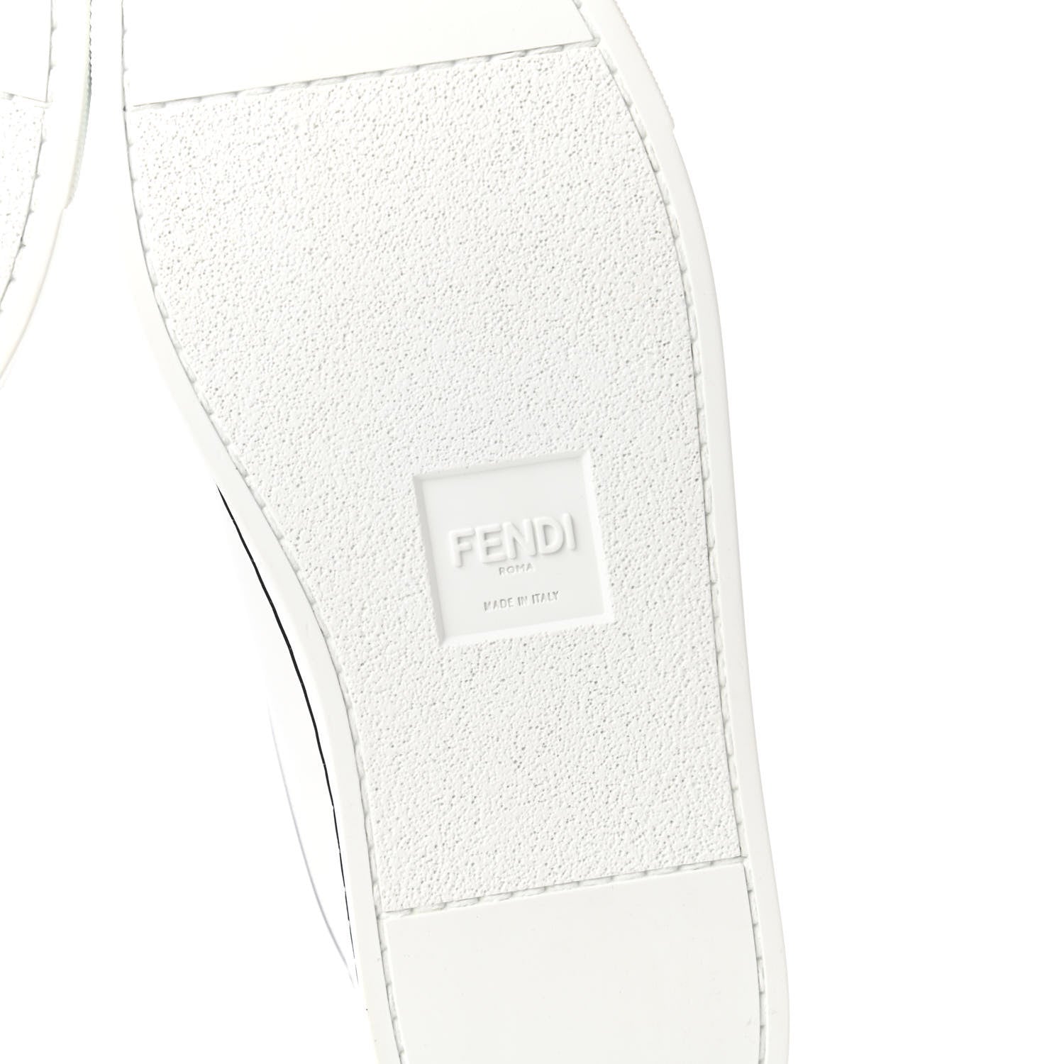 Fendi X JOSHUA VIDES Nappa Rockoclick Slip On Sneakers 36 Snow White Black 6 of 10