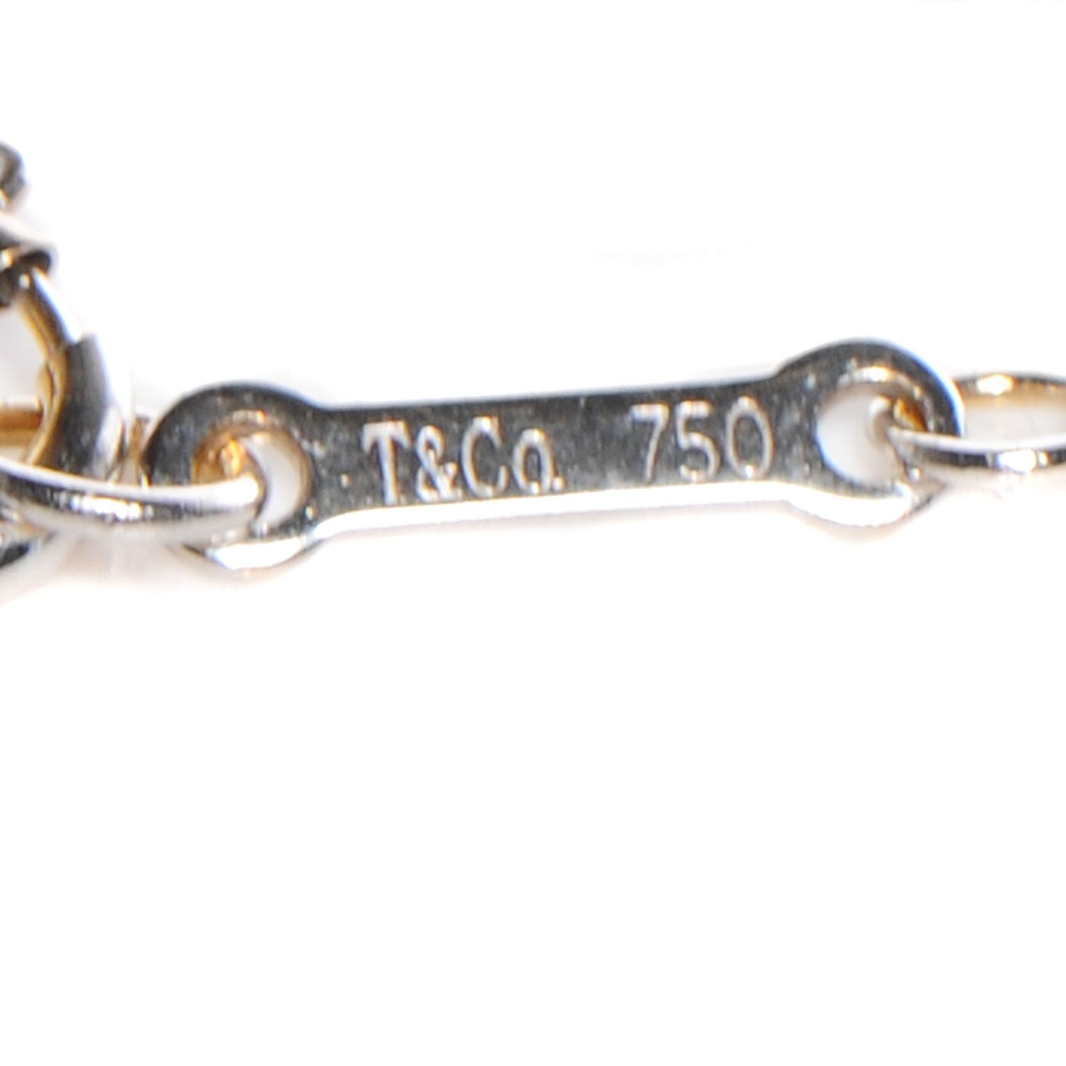 Tiffany 18K White Gold Diamond Small Paloma Picasso Loving Heart Necklace 5 of 7